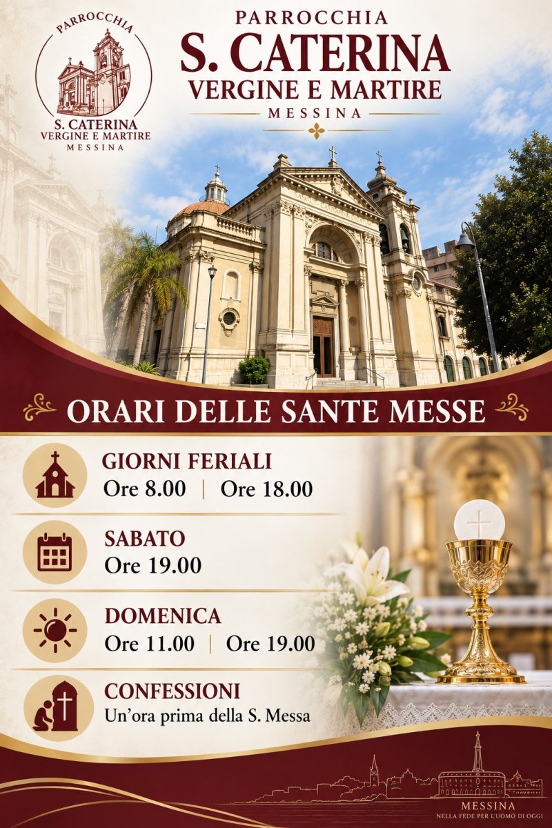 ORARI DELLE SANTE MESSE